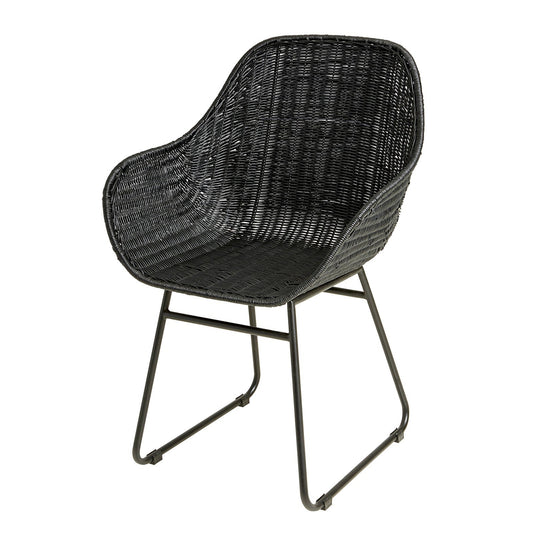 Cove Outdoor Dining Chair - Black