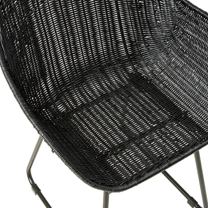 Cove Outdoor Dining Chair - Black