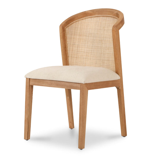 Ex Display - Margie Fabric Dining Chair - Light Beige