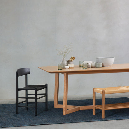 Erika Rattan Dining Chair - Full Black
