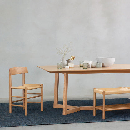 Ex Display - Erika Rattan Dining Chair - Natural