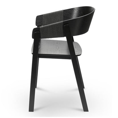 Ex Display - Phelps Dining Chair - Full Black