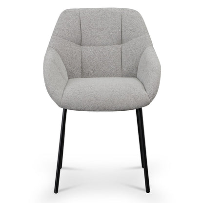 Ex Display - Danilo Fabric Dining Chair - Spec Grey