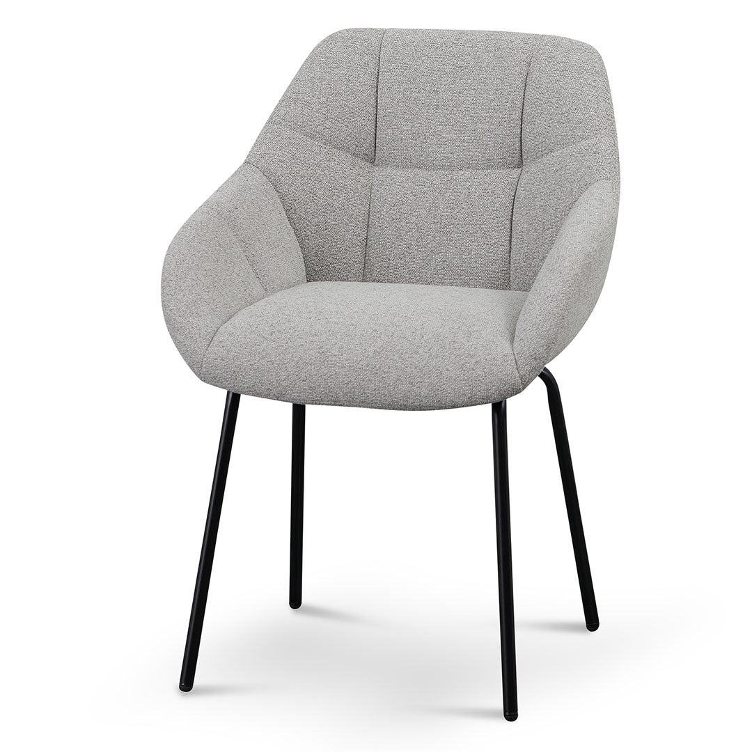 Ex Display - Danilo Fabric Dining Chair - Spec Grey