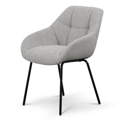 Ex Display - Danilo Fabric Dining Chair - Spec Grey