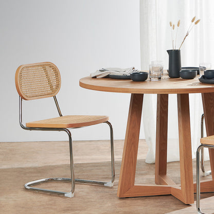 Set of 2 - Elena Dining Chair - Natural Rattan