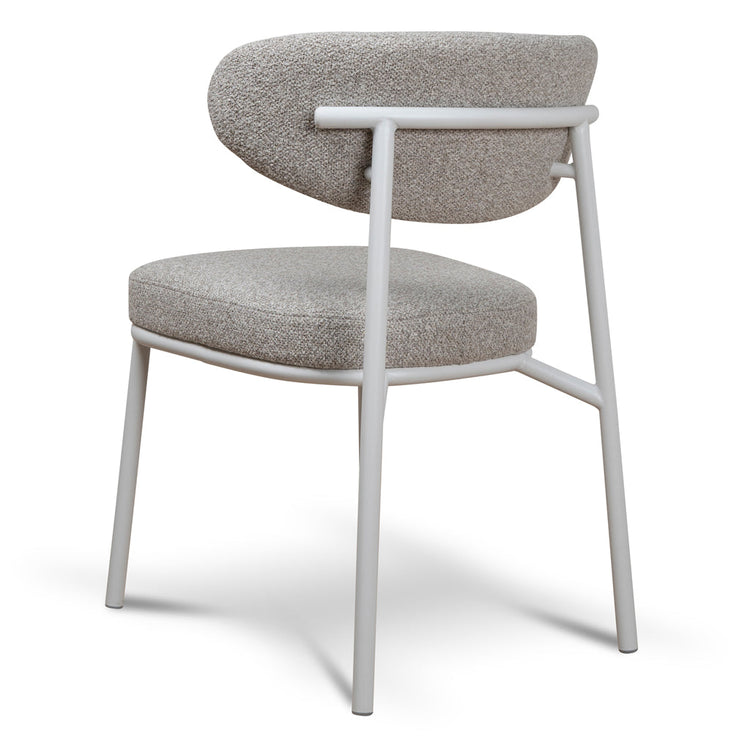 Ambrosi Dining Chair – White Legs, Clay Grey (Set of 2) – view 5