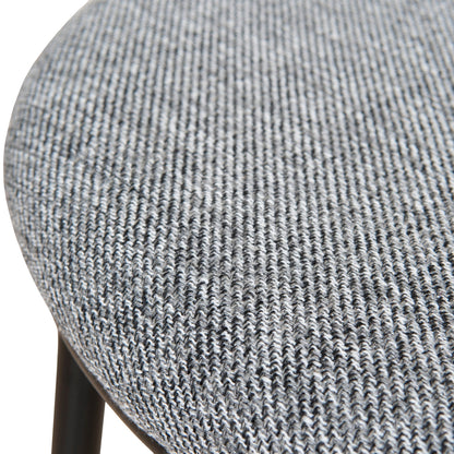 Set of 2 - Oneal Fabric Dining Chair - Lava Grey