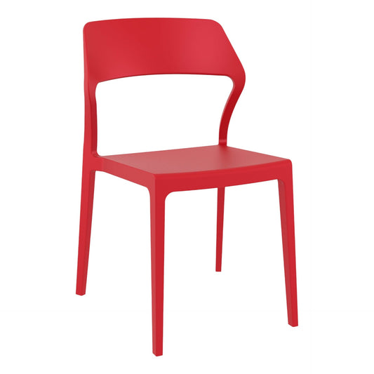 Specter Indoor / Outdoor Dining Chair - Red
