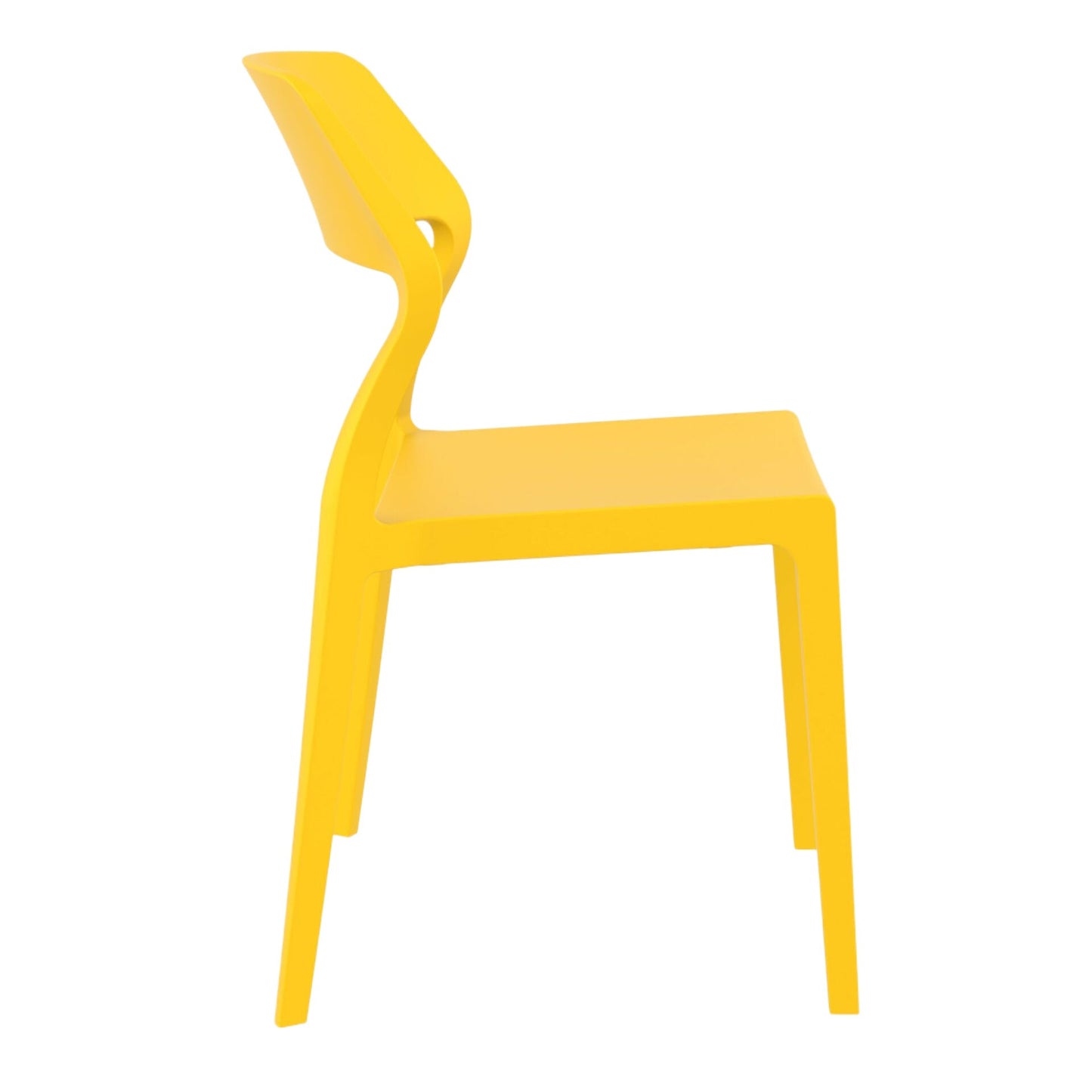 Specter Indoor / Outdoor Dining Chair - Yellow