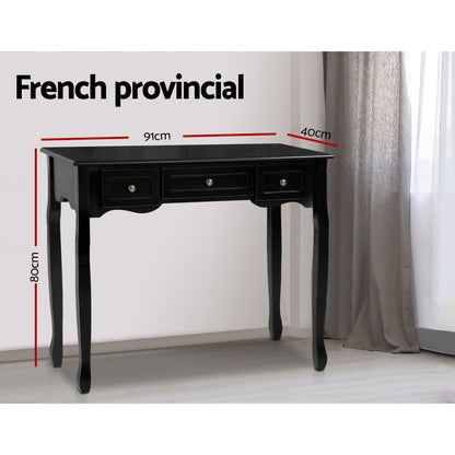 Artiss Hallway Console Table Black