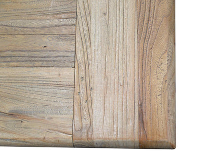 Artica Elm Wood 3m Dining Table - Rustic Natural
