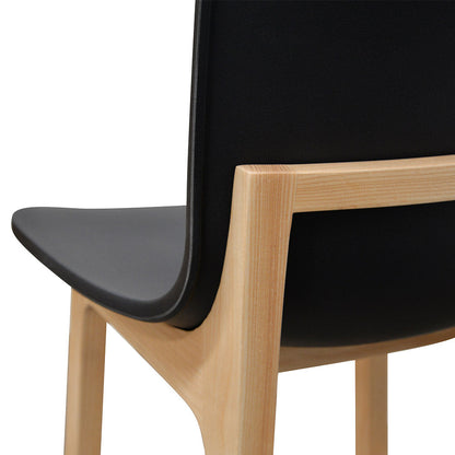 Ex Display - Harris Bar stool - Black - Natural - 65cm (H)