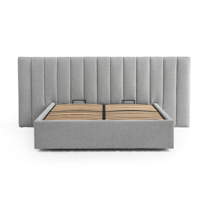 Wide Base King Bed Frame - Spec Grey