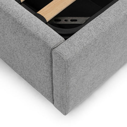 Wide Base King Bed Frame - Spec Grey