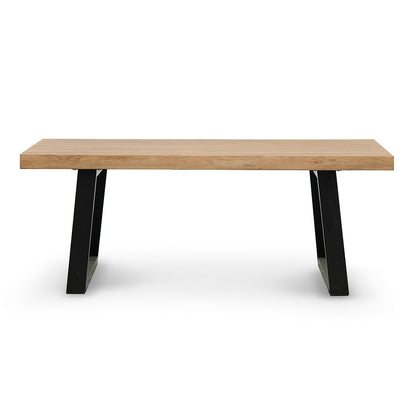Reclaimed Elm Wood Dining Table