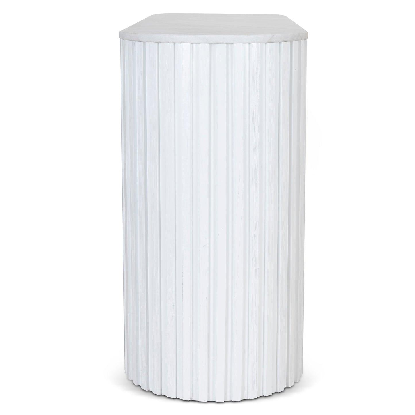 CDT10034-NI 1.5m Marble Console Table - White