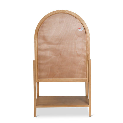 1.83m (H) Ash Curve Cabinet - Natural