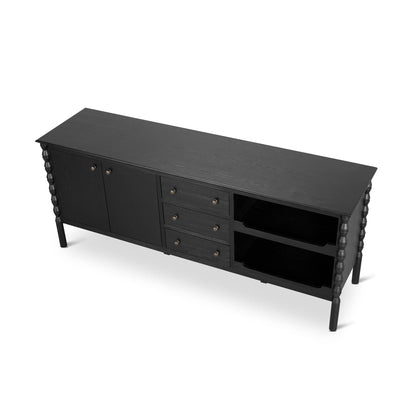 1.9m Sideboard - Black