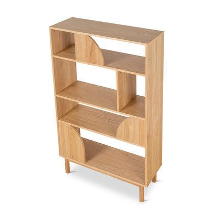 CDT10066-KD 1.6m (H) Book Shelf - Natural