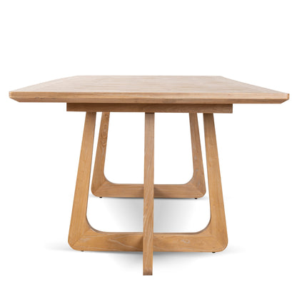 2.4m Oak Dining Table - Natural