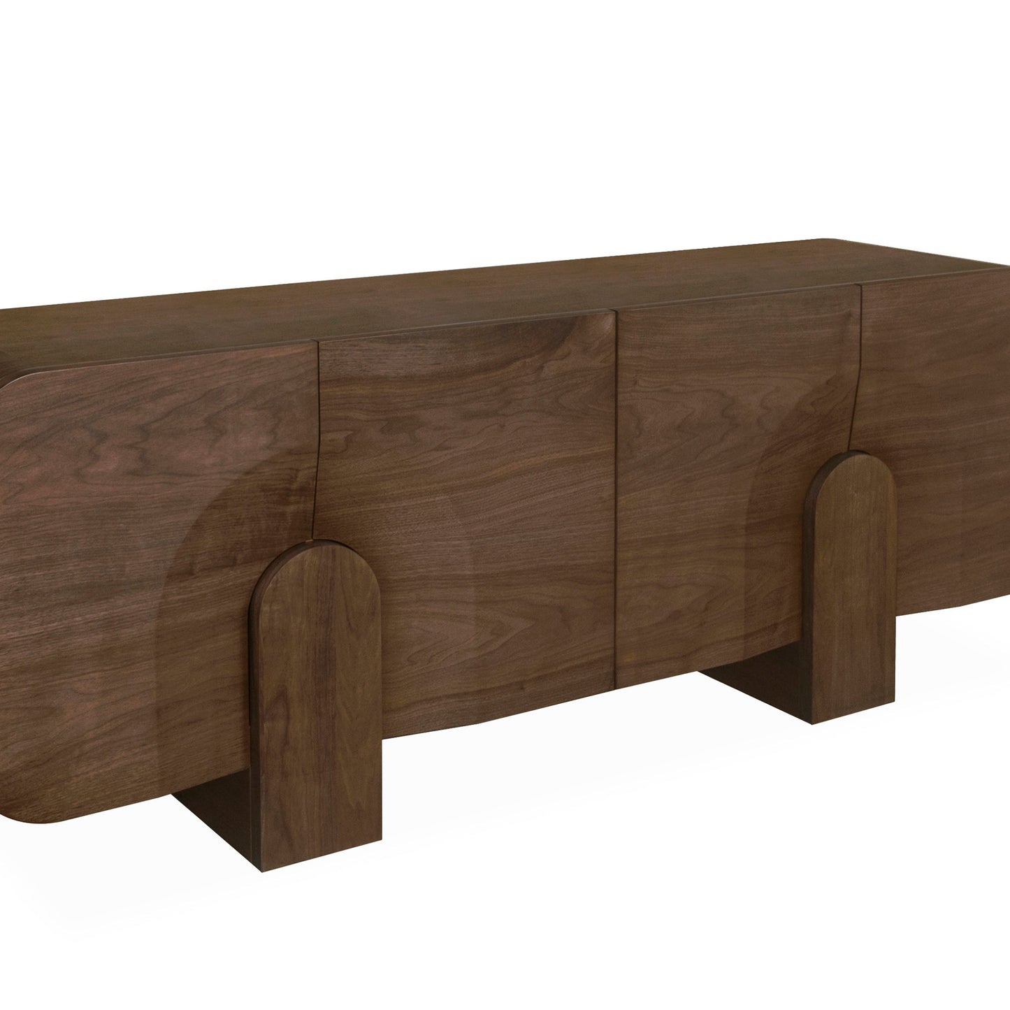 CDT10295-VA 2.1m Buffet Unit - Light Walnut