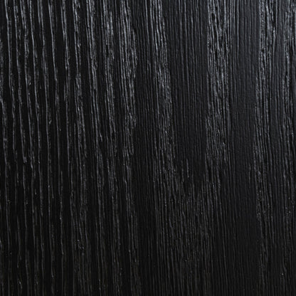 1.7m Console Table - Textured Espresso Black