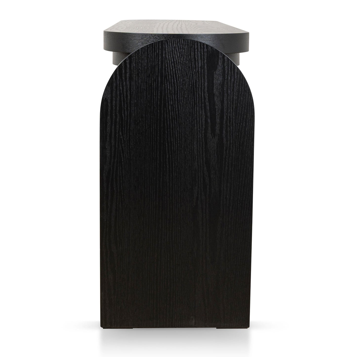 1.7m Console Table - Textured Espresso Black