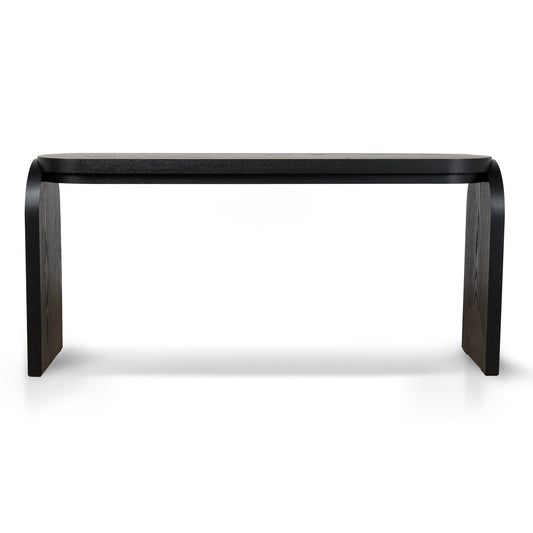 1.7m Console Table - Textured Espresso Black