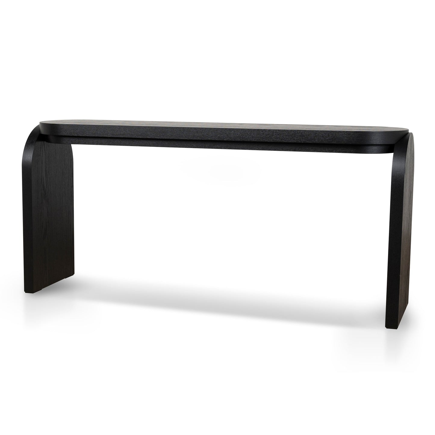 1.7m Console Table - Textured Espresso Black