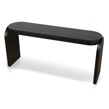 1.7m Console Table - Textured Espresso Black