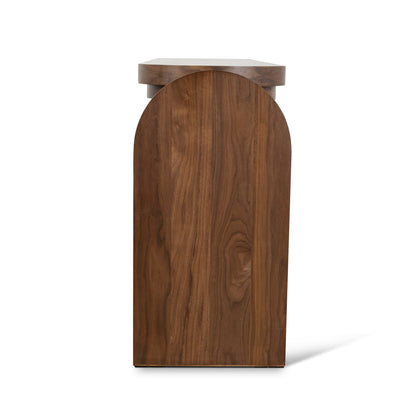 1.7m Console Table - Light Walnut