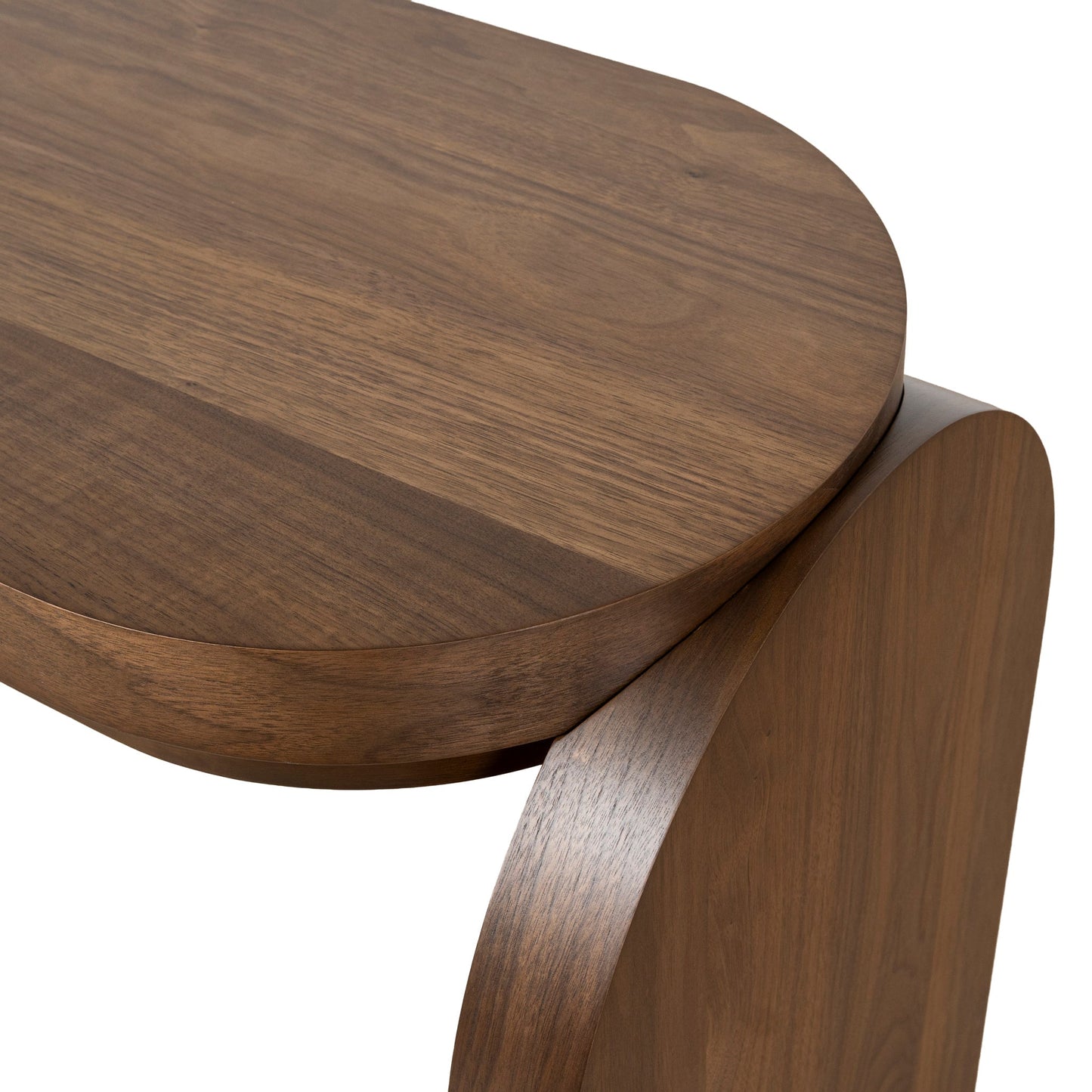 1.7m Console Table - Light Walnut