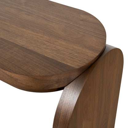 1.7m Console Table - Light Walnut