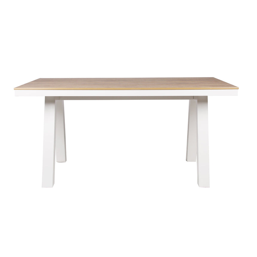 1.8m Sand White Outdoor Dining Table - Natural