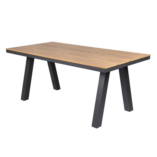 1.8m Charcoal Outdoor Dining Table - Natural