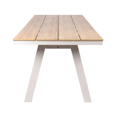 2.3m Sand White Outdoor Dining Table - Natural