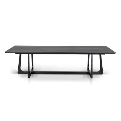 Ex Display Mullins 3m Oak Dining Table - Black