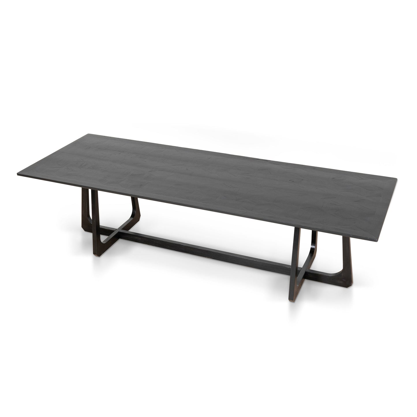 Ex Display Mullins 3m Oak Dining Table - Black