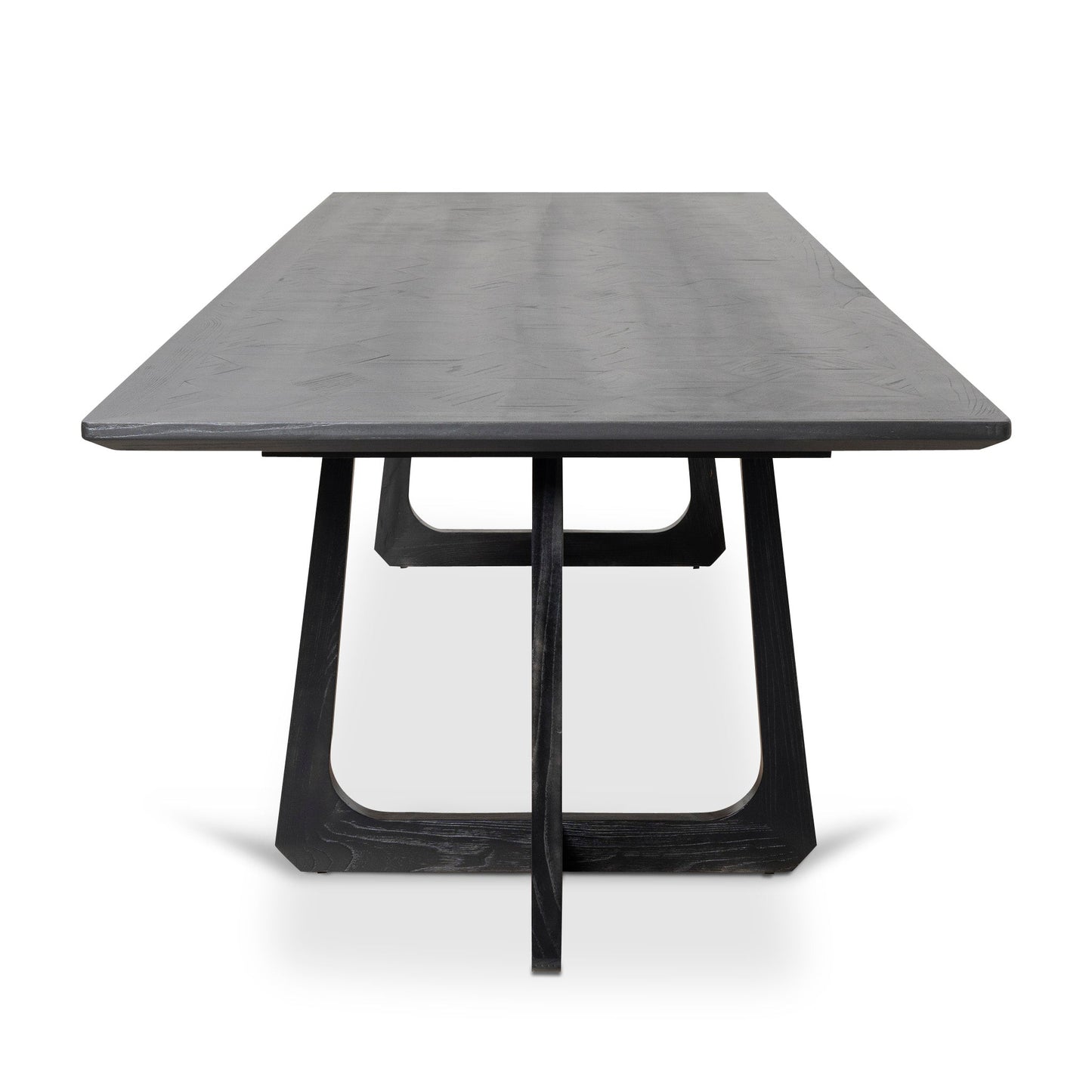 Ex Display Mullins 3m Oak Dining Table - Black