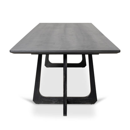 Ex Display Mullins 3m Oak Dining Table - Black