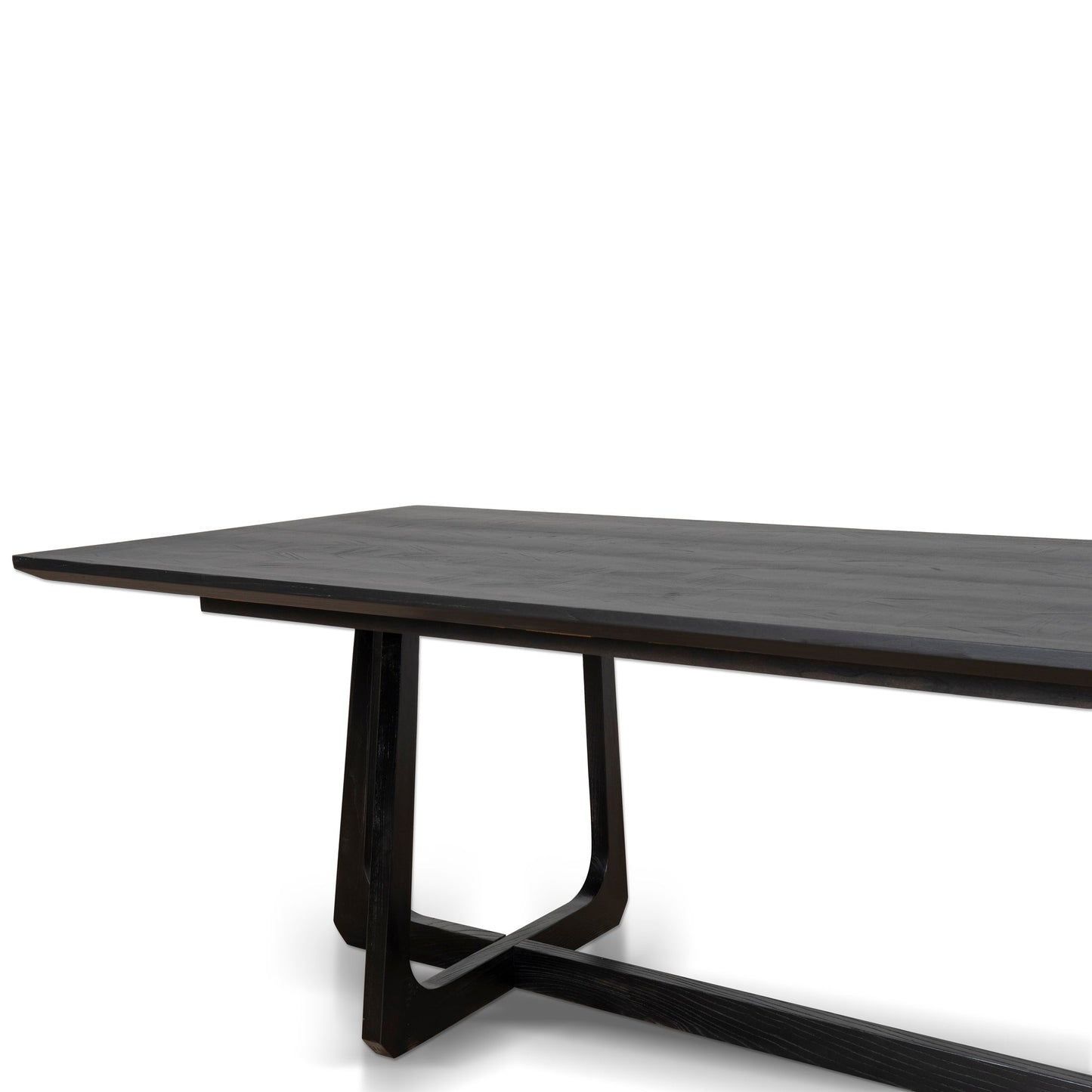 Ex Display Mullins 3m Oak Dining Table - Black