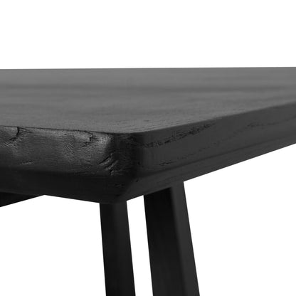 Ex Display Mullins 3m Oak Dining Table - Black
