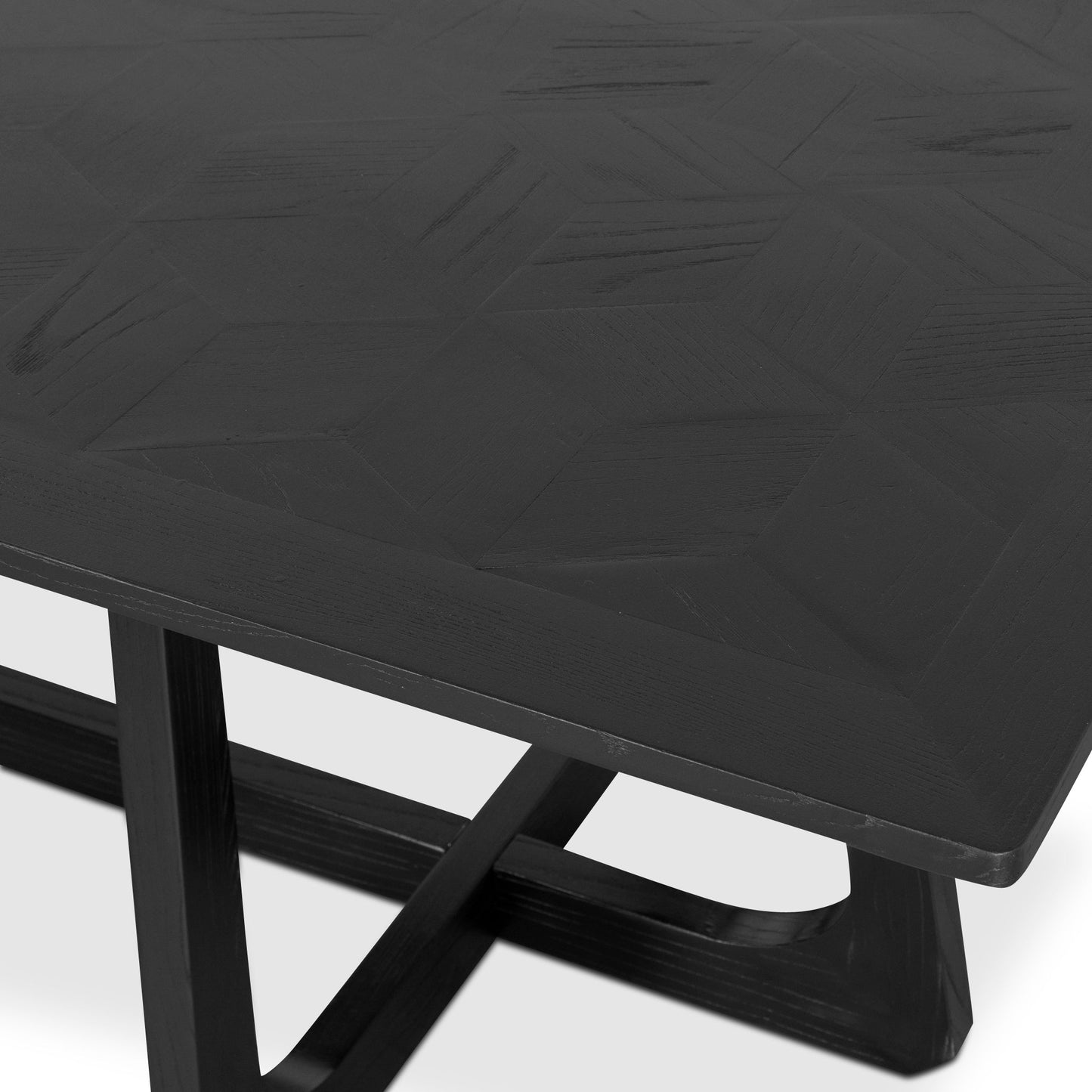 Ex Display Mullins 3m Oak Dining Table - Black