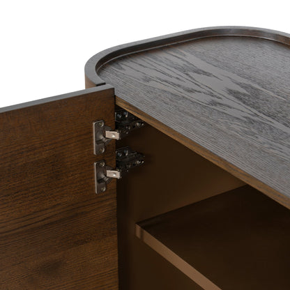 2.2m Buffet Unit - Caramel Oak