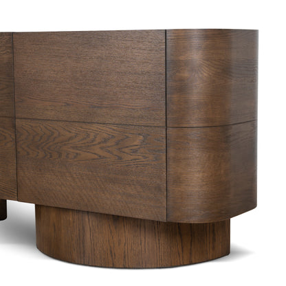 2.2m Buffet Unit - Caramel Oak