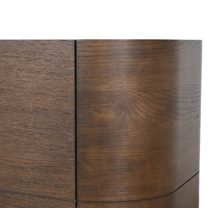 2.2m Buffet Unit - Caramel Oak