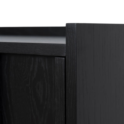 CDT10588-KD 100cm Sideboard Unit - Full Black