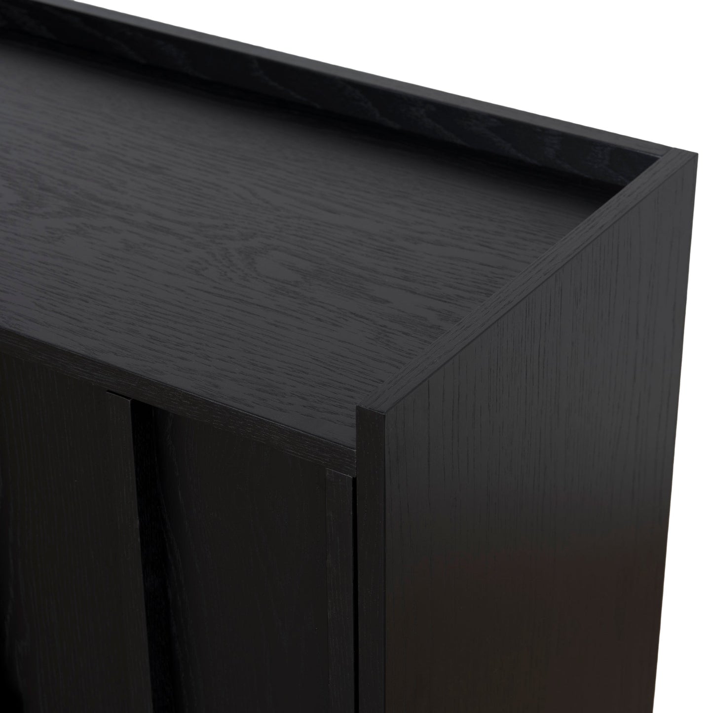 CDT10588-KD 100cm Sideboard Unit - Full Black