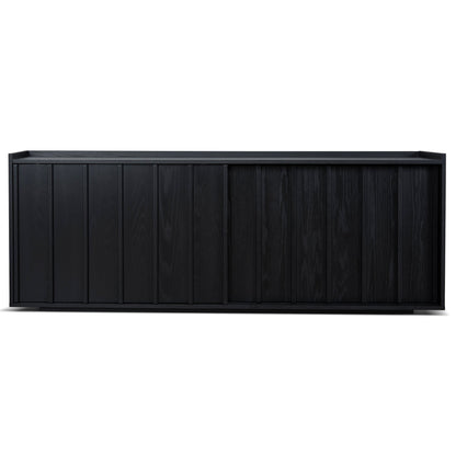 2m Sideboard Unit - Full Black